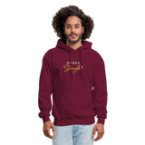 Men's Hoodie - burgundy